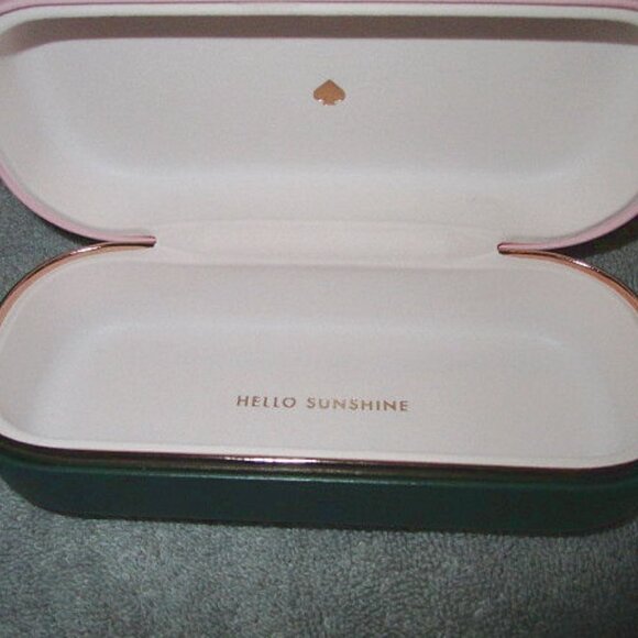 KATE SPADE Hard CLAMSHELL Sunglasses CASE Sunshine OPTICAL Glasses CASE Eyewear - Picture 2 of 9